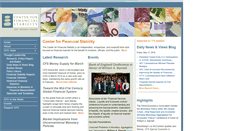 Desktop Screenshot of centerforfinancialstability.org
